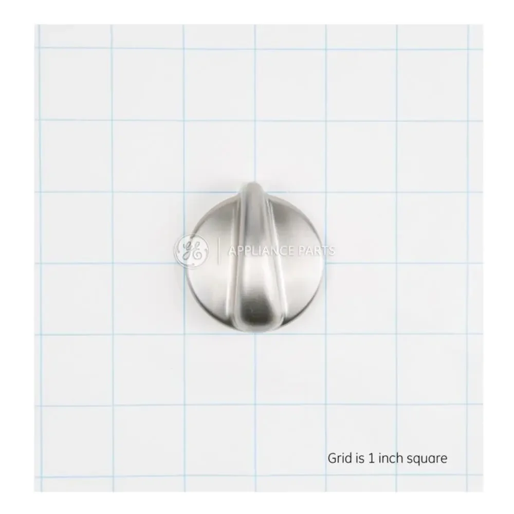 New GE WB03T10266 Genuine OEM Control Knob (Stainless Steel GE Range/Stove/Ovens